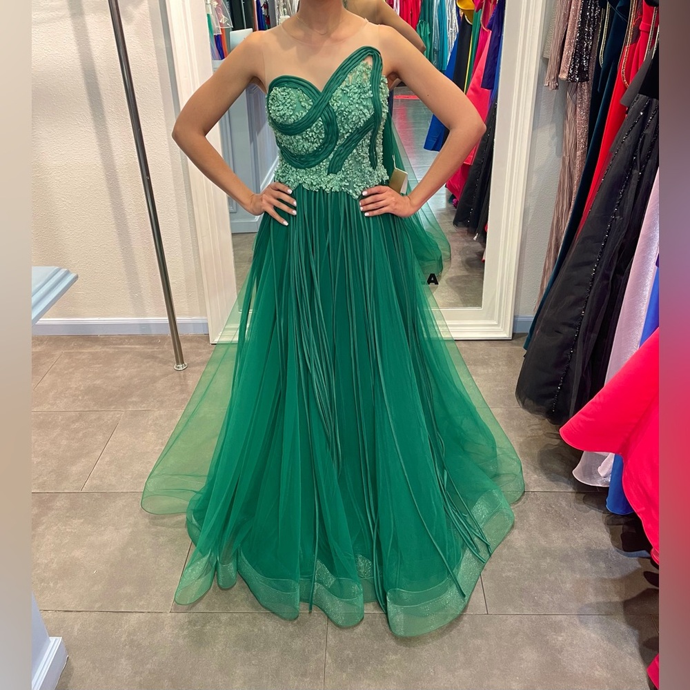 Green Couture Gown